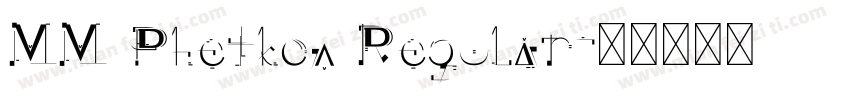 MM Phetkon Regular字体转换